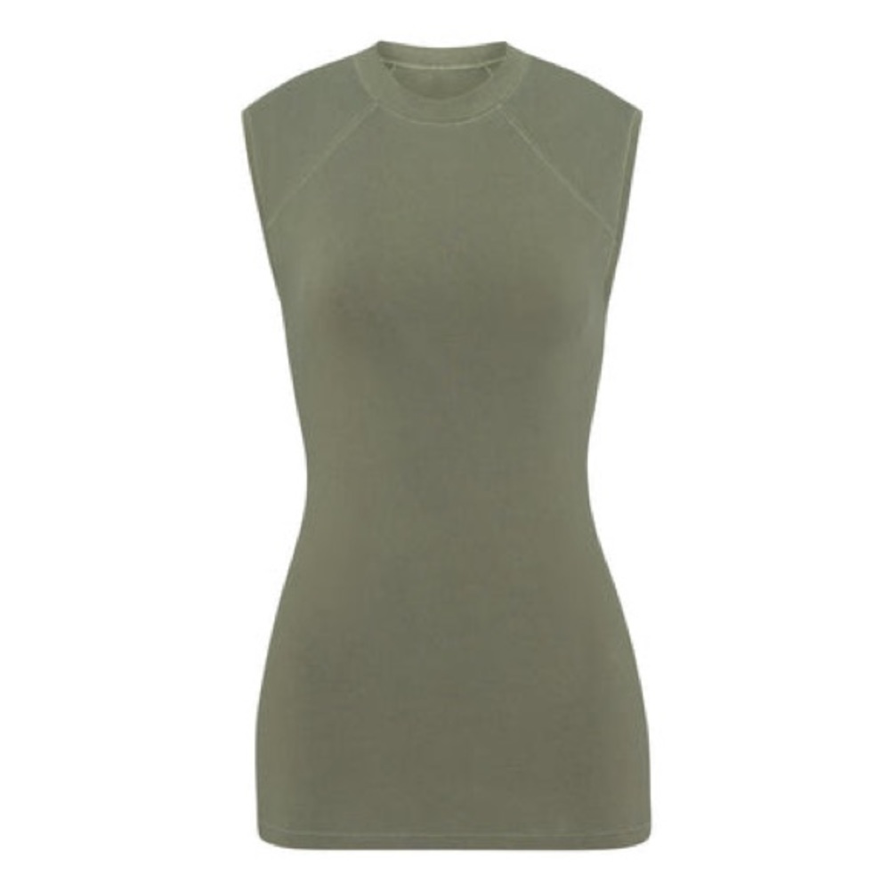 SKIMS L Moss New Vintage Raglan Tank